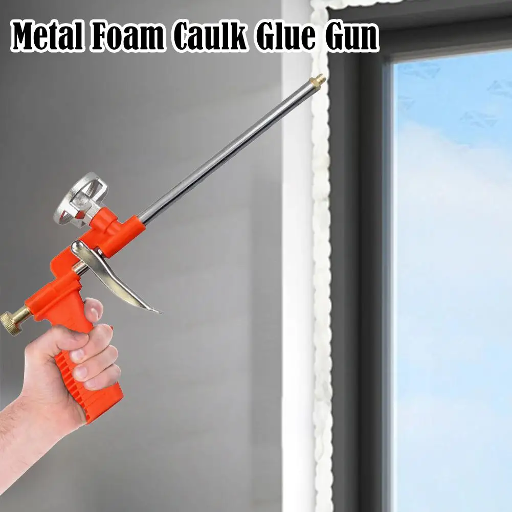 Professional Foam Expanding Spray Gun Foam Glue Gun All Metal Polyurethane Foam Sealant Specia Manual Tool For House Renovation