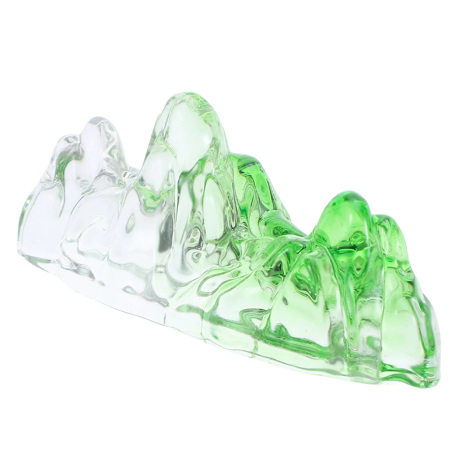 

Crystal Brush Holder Paperweight for Calligraphy Practice Artistic Writing Tool Rack Chinese Office Workshop Art