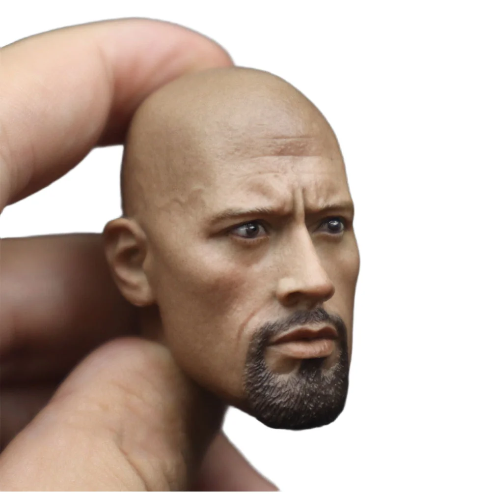 

For Sale 1/6th Male Mr. Stone Strong Tough Guy Head Sculpture Bald With Beard Version Can Suit TBL SHF Mezco 12inch Action Doll