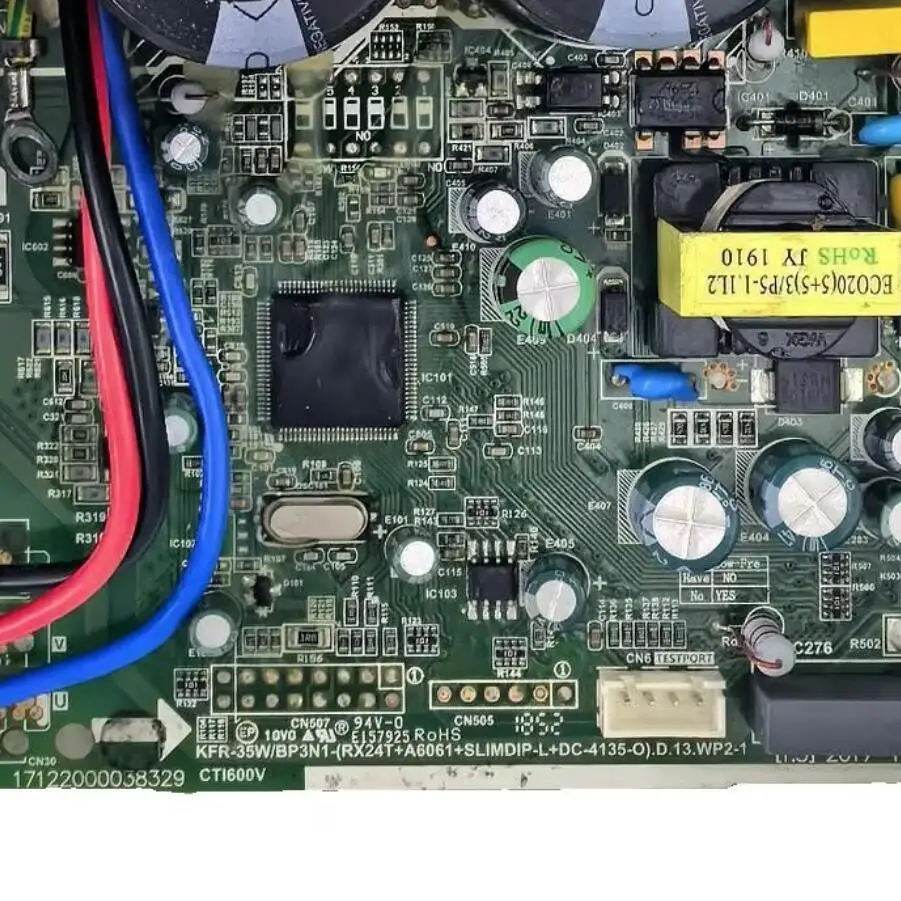 Печатная плата компьютера для кондиционера Midea KFR-35W KFR-35W/BP3N1 KFR-35W/BP3N1-(RX62T+41560).D.13.WP2-1 хорошо работает