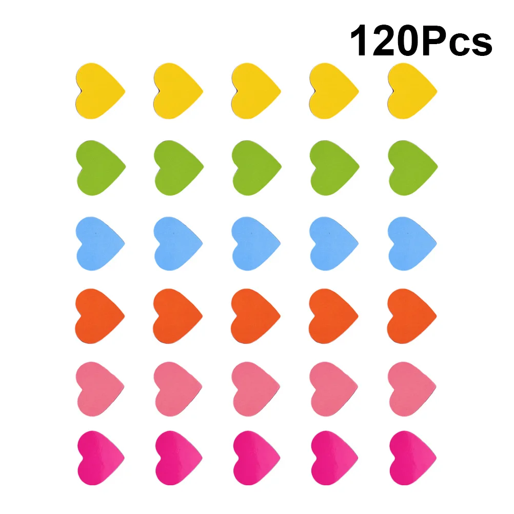 120 قطعة مغناطيس القلب 3 سنتيمتر ملصقات الثلاجة الزخرفية مقاطع مغناطيسية وظيفية لخزانة السبورة البيضاء التقويم #1
