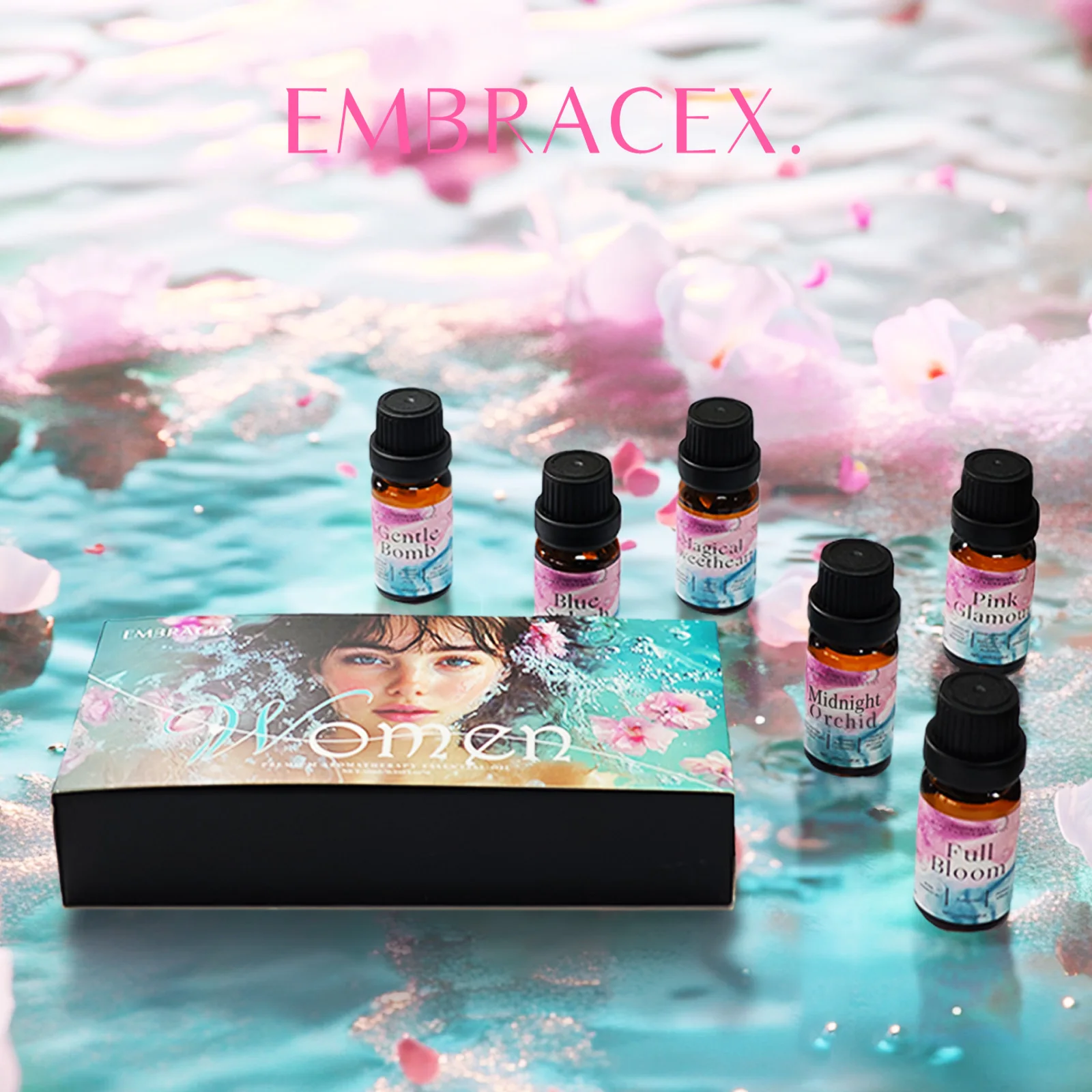 6PC/1PC 10ML Women Fragrance Oils Mother Day Gift Set Of 6 For Soap Making Skincare, Haircare, Nail Care