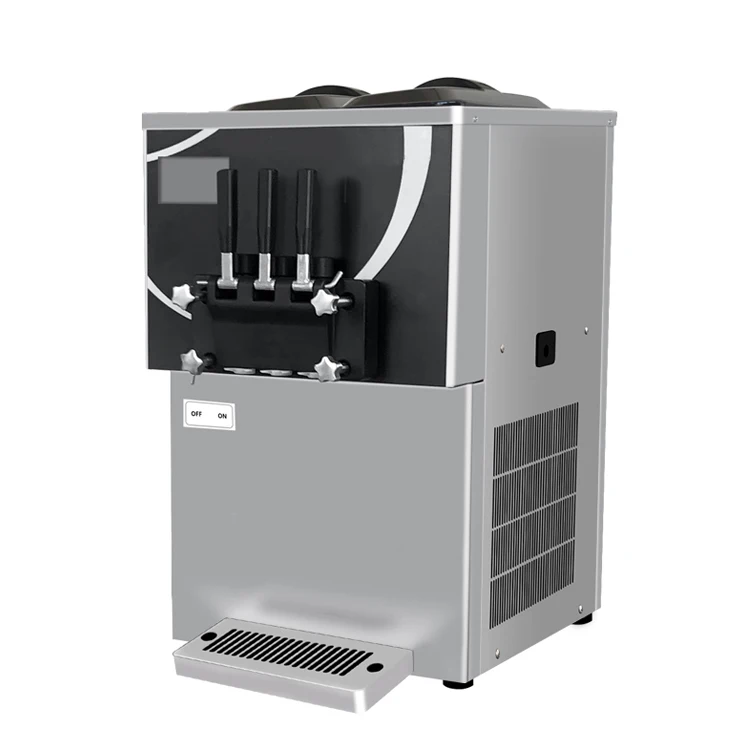 New Style Soft Serve Frozen Yogurt Ice Cream Blender Machine 304 Stainless Steel Motor Counter Top Cooking Equipment Milk Flour