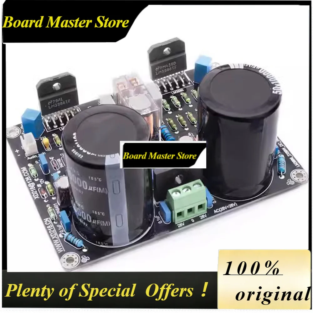BoMaS1pc Lm3886 Mounted 2x68w Dynamic Amplifier Board