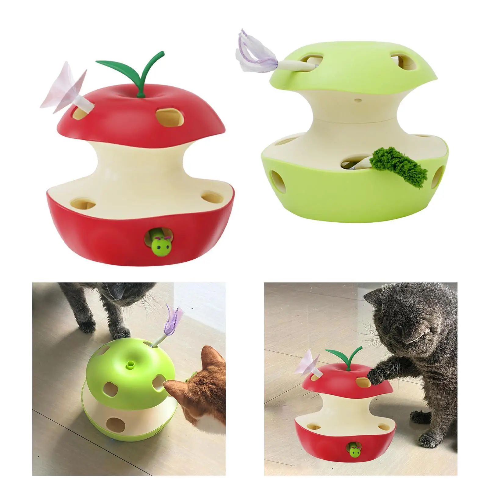 

Interactive Cat Toy Convenient Funny for Bored Indoor Adults Cats Kitten Toy
