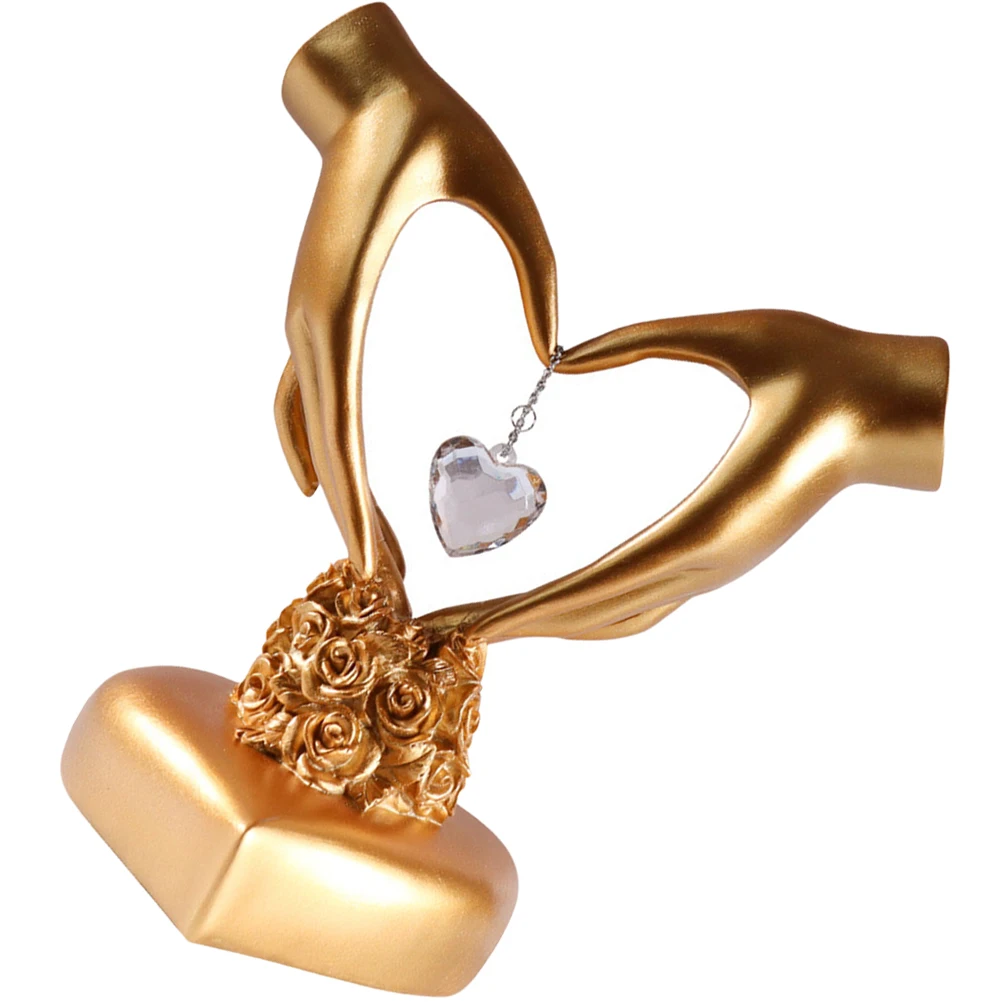 

Heart Shaped Resin Decoration Smooth Surface Romantic Love Symbol Wedding Bedroom Office Study Room Valentines Gifts Couples