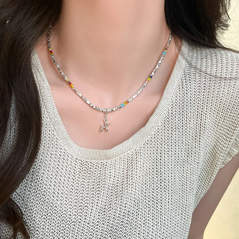 قلادة كلب بالون ملونة عصرية وملفتة للنظر للأطفال، فتح جرو ذكي