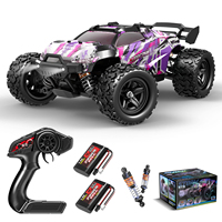 Pink RC Car for Girls, 1/18 4x4 High Speed Remote Control Car, Approx 40 Km/h Off-Road RC Truck, with Two Li-ion Batteries