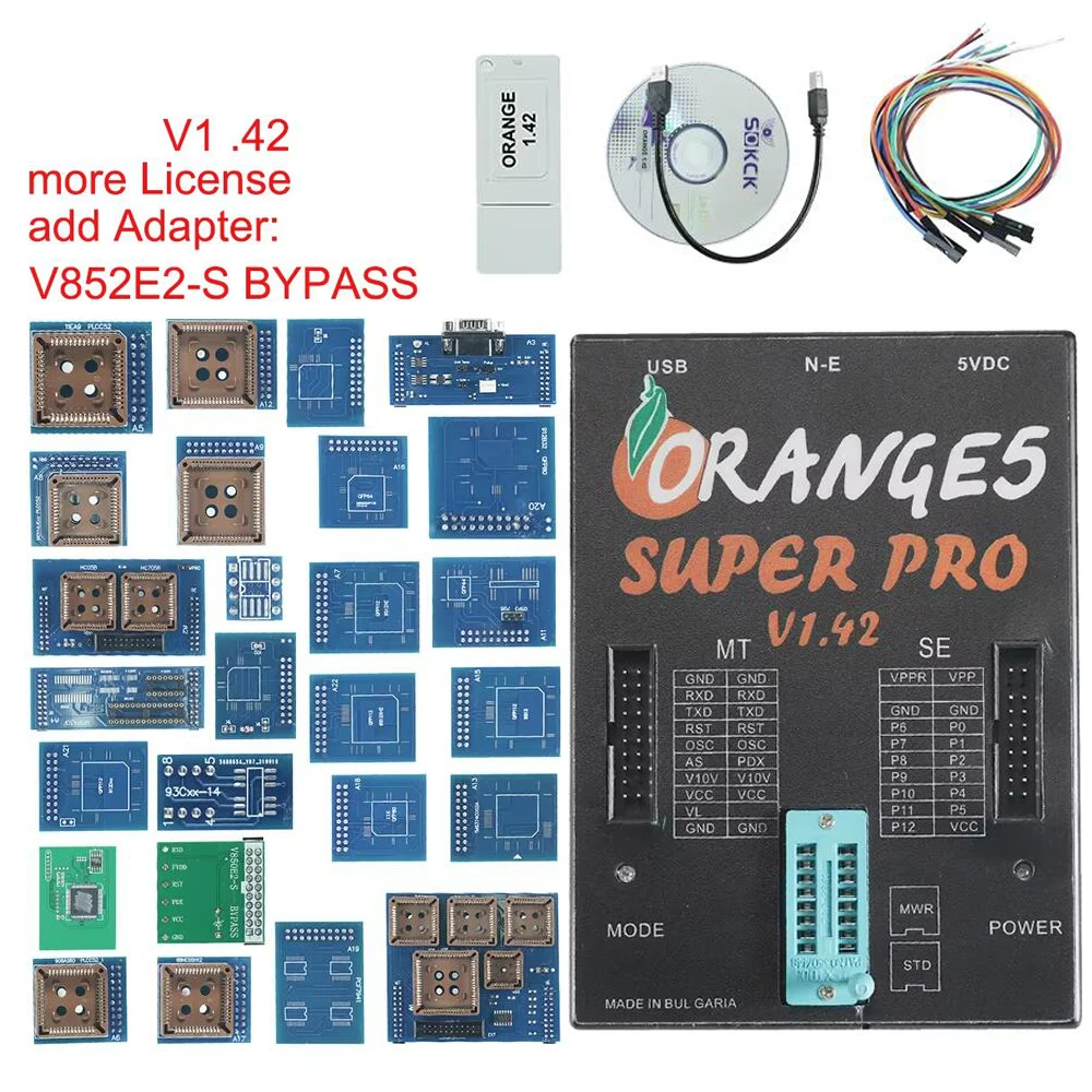 مبرمج Orange5 الجديد V1.42 التنشيط الكامل Orange 5 Super Prog 1.42 جهاز برمجة وحدة التحكم الإلكترونية ينشط إذن كامل #2
