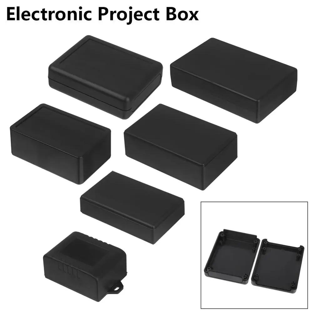 Black/White High Quality ABS Plastic Instrument Case Waterproof Cover Project Electronic Project Box Enclosure Boxes