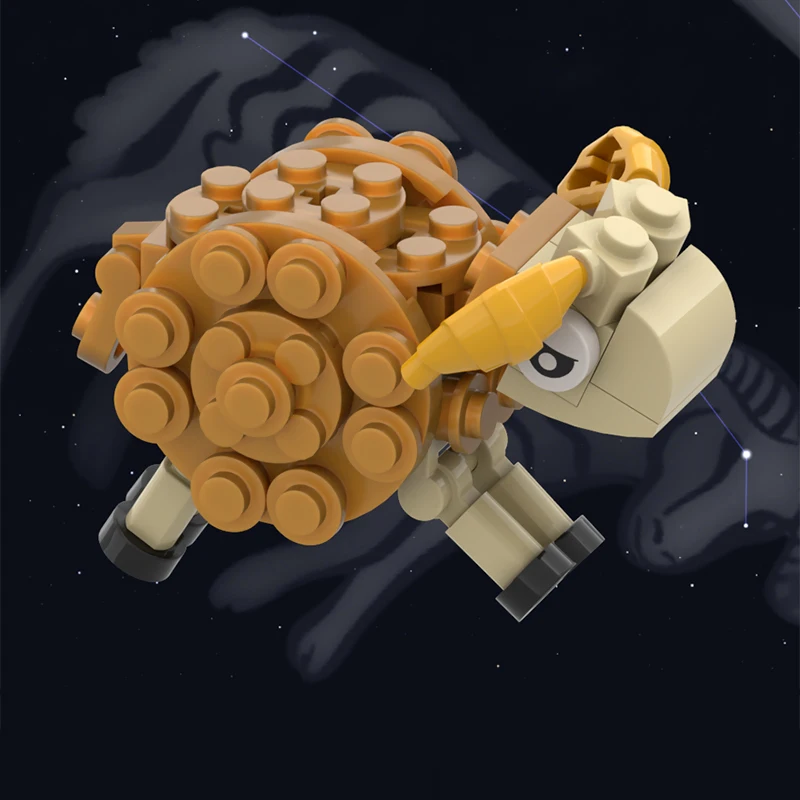 Creators Animal Series Model MOC Building Bricks Aries Zodiac Sheep Modular Technology Gifts Holiday Assemble Children Toys Suit