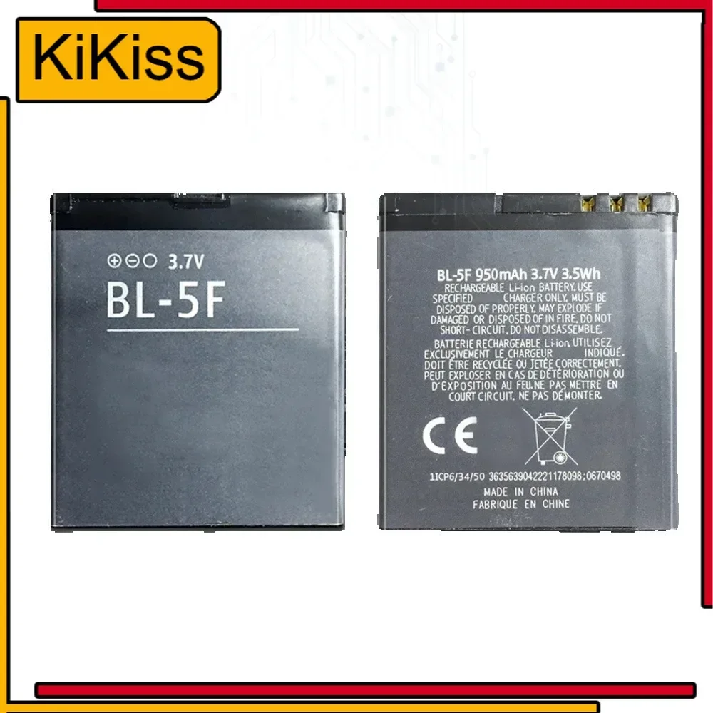 BL-5F BL-5K BL-5J BL-5B BL-5CV BL-5C BL-5CB BL-4C Phone Battery For Nokia N72 N78 N95 N93i E65 6210 6260S 6290 N96 N98 6710N