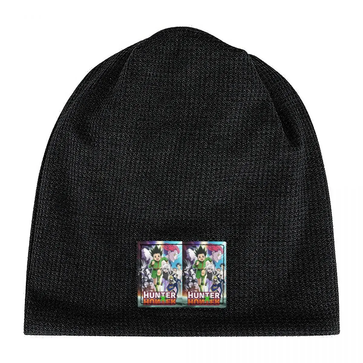 أنيمي هنتر X هنتر Skullies قبعة حريمي دافئة الخريف الشتاء في الهواء الطلق قبعة الصوف مبطنة بونيه قبعات للجنسين الكبار #1