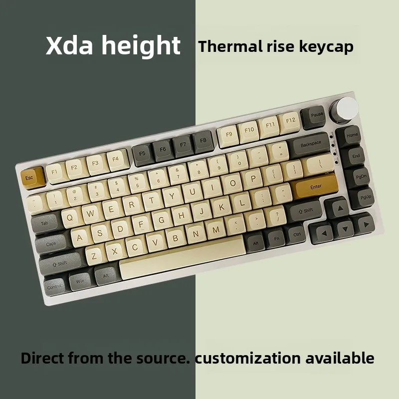 125 key keycaps, complete set of phonetic transcription, English, Korean, Japanese, Thai, Russian, cross axis XDA keycaps
