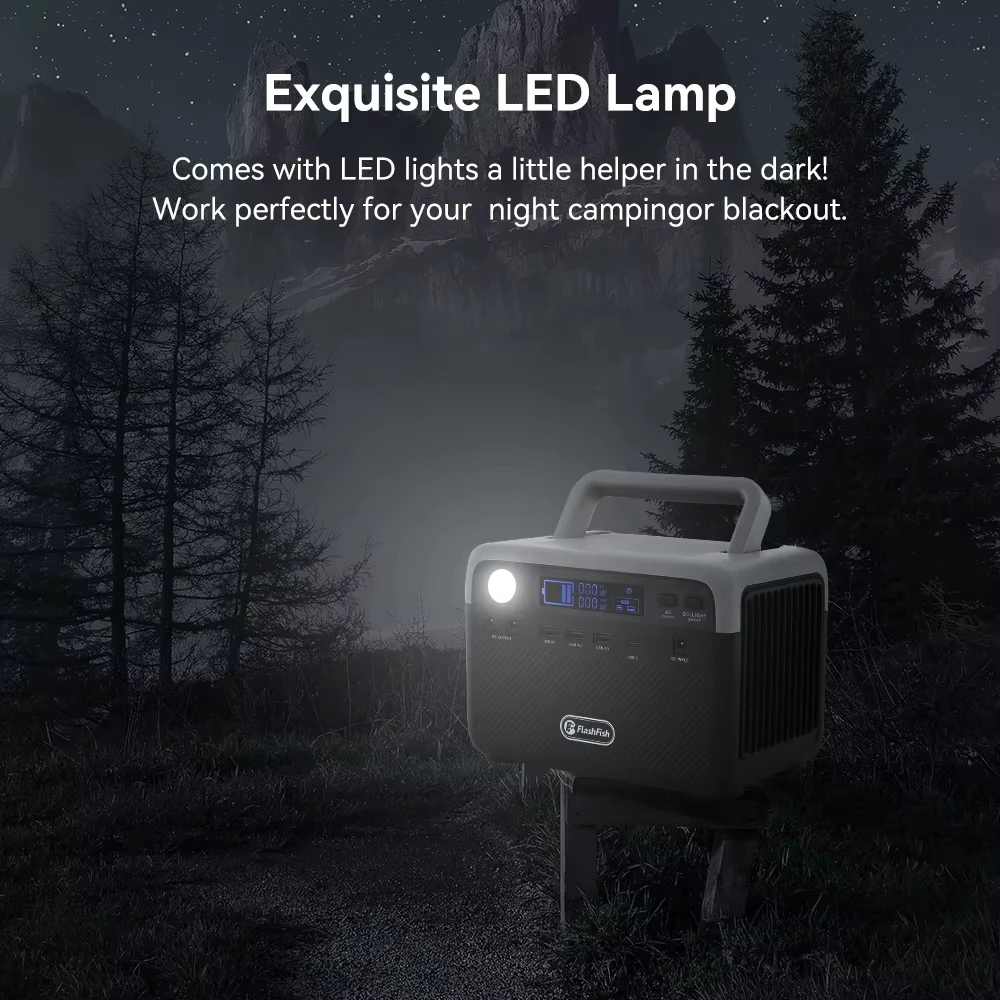 Flashfish BP030B ポータブル電源 300W ソーラー発電機 230.4Wh リチウムイオンバッテリー 家庭用バックアップ アウトドア キャンプ モバイル電源