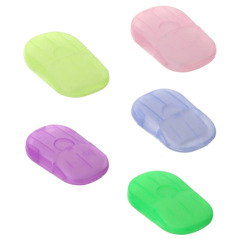 Paper Soap 15 Sheets Travel Soap Sheets, Paper Soap for Travel and Outdoors Portable Disposable Paper Soap Sheets Dropshipping