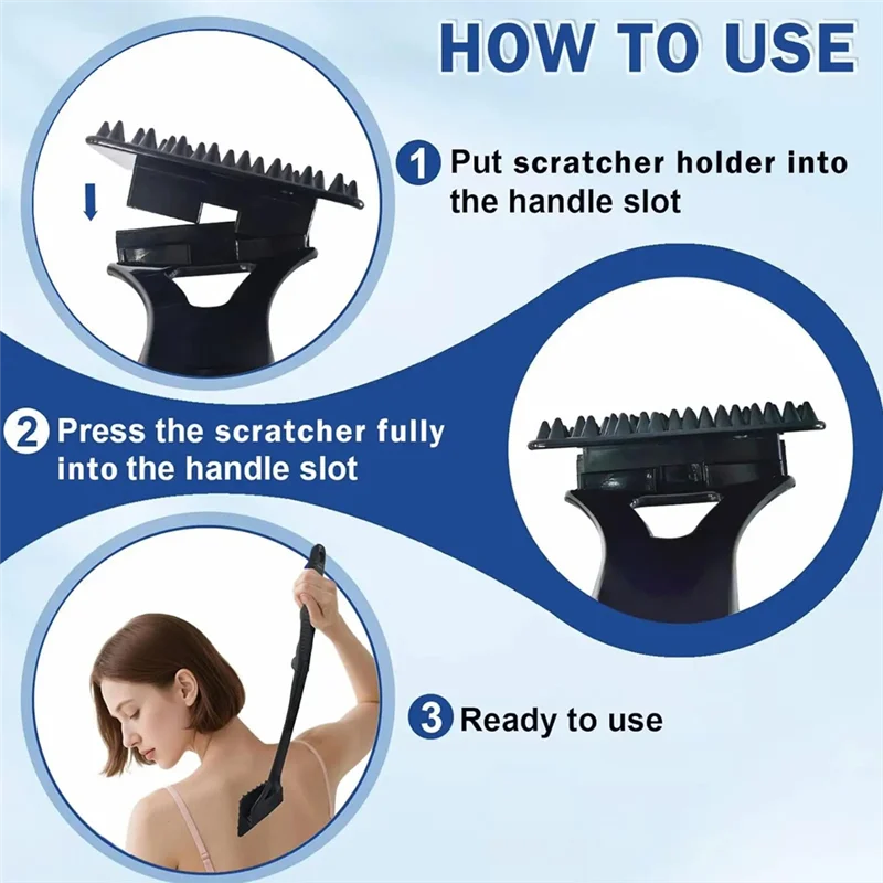 الظهر هرش مريح طويل مدلك الظهر هرش للرجال النساء الحوامل العمود الفقري رئيس دش مريح مدلك B-AT36