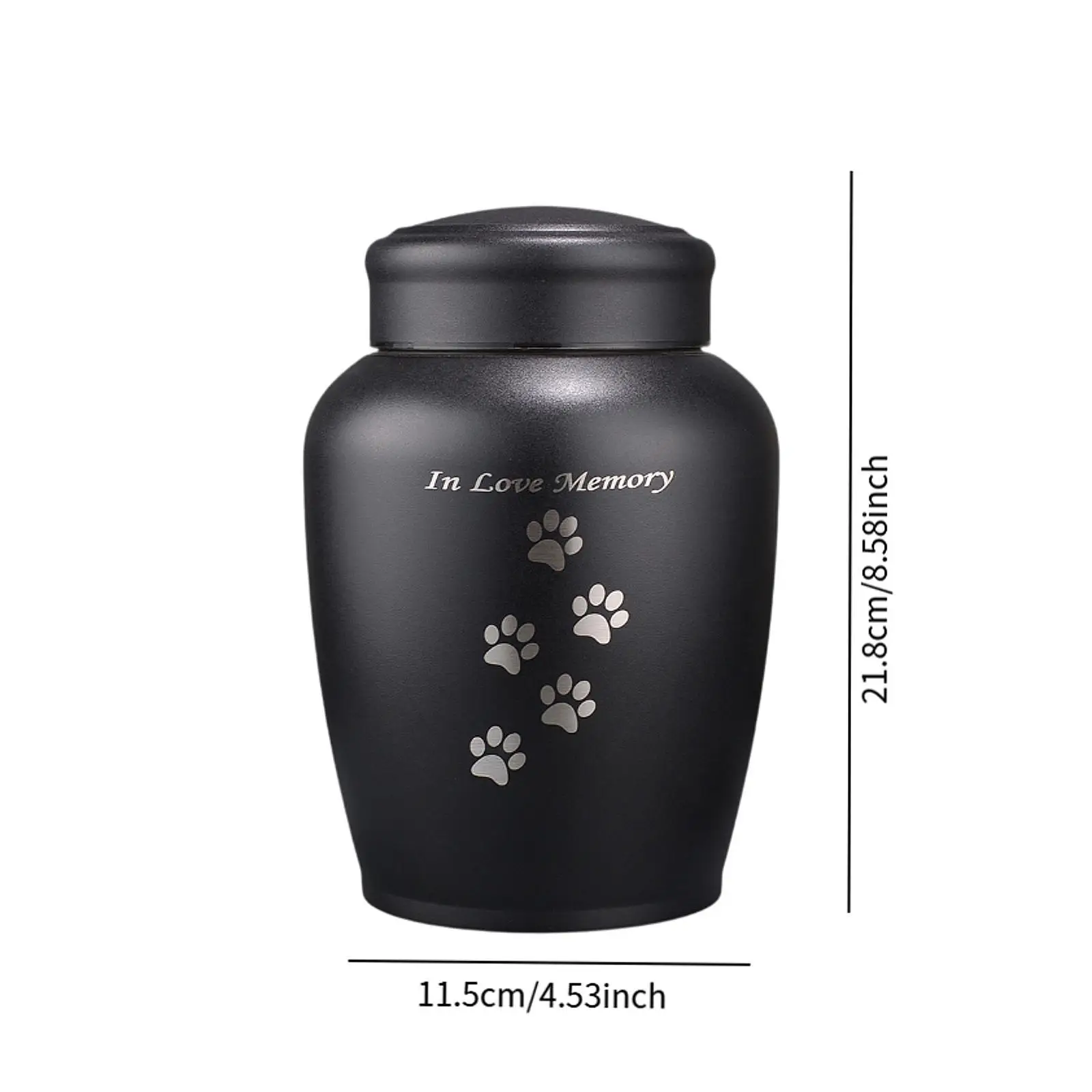 New Multi-Colored Stainless Steel Pet Urn Sealed Funeral Memorial Ash Holder For Dog Cat Bird Mouse Cremation Ashes