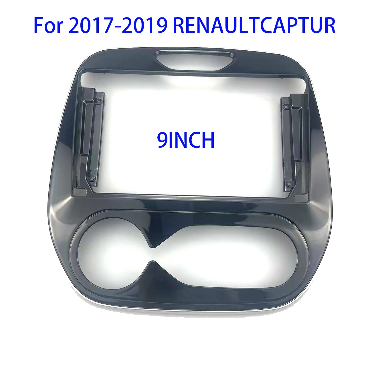 

2 Din 9 Inch Car Radio Installation DVD GPS Mp5 Plastic Fascia Panel Frame for RENAULT Captur AC 2016-2019 Dash Mount Kit
