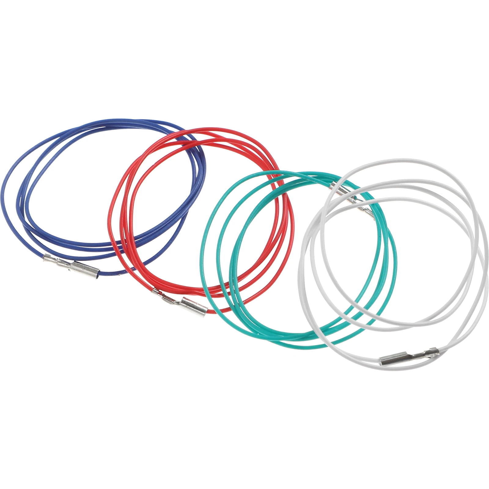 

4pcs Wires Red Blue Green White Long Leads for Stereo Stereo Replacement Cable Leads Replacement Durable Safe Insulated