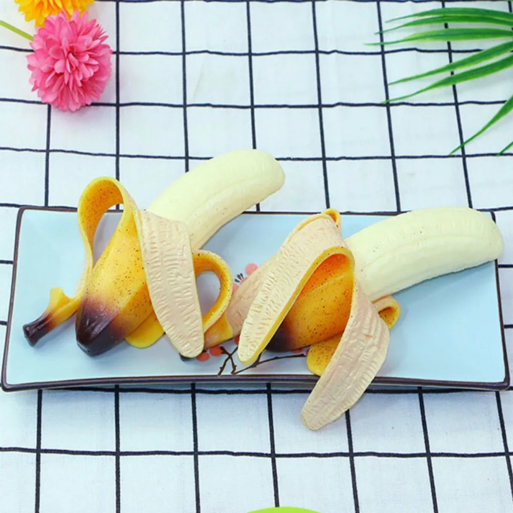 Wishy Squishy Slow Rising Squishy Banana Wrist Hand Pad Rest Kids Toy Charm Home Decoration Surprise Gift