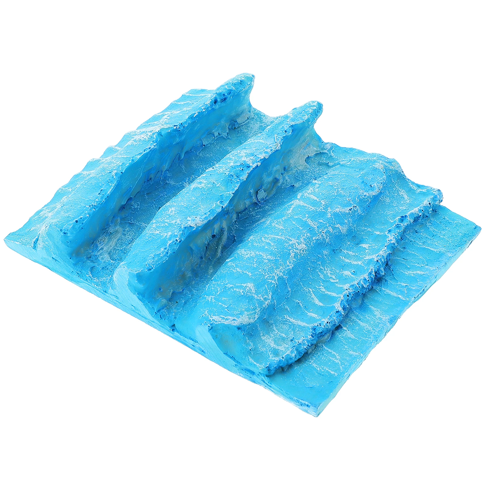 

Resin Wave Ornaments Lifelike Ocean Wave Decor Statue for Sand Table Model Micro Landscape Prop Home Decoration