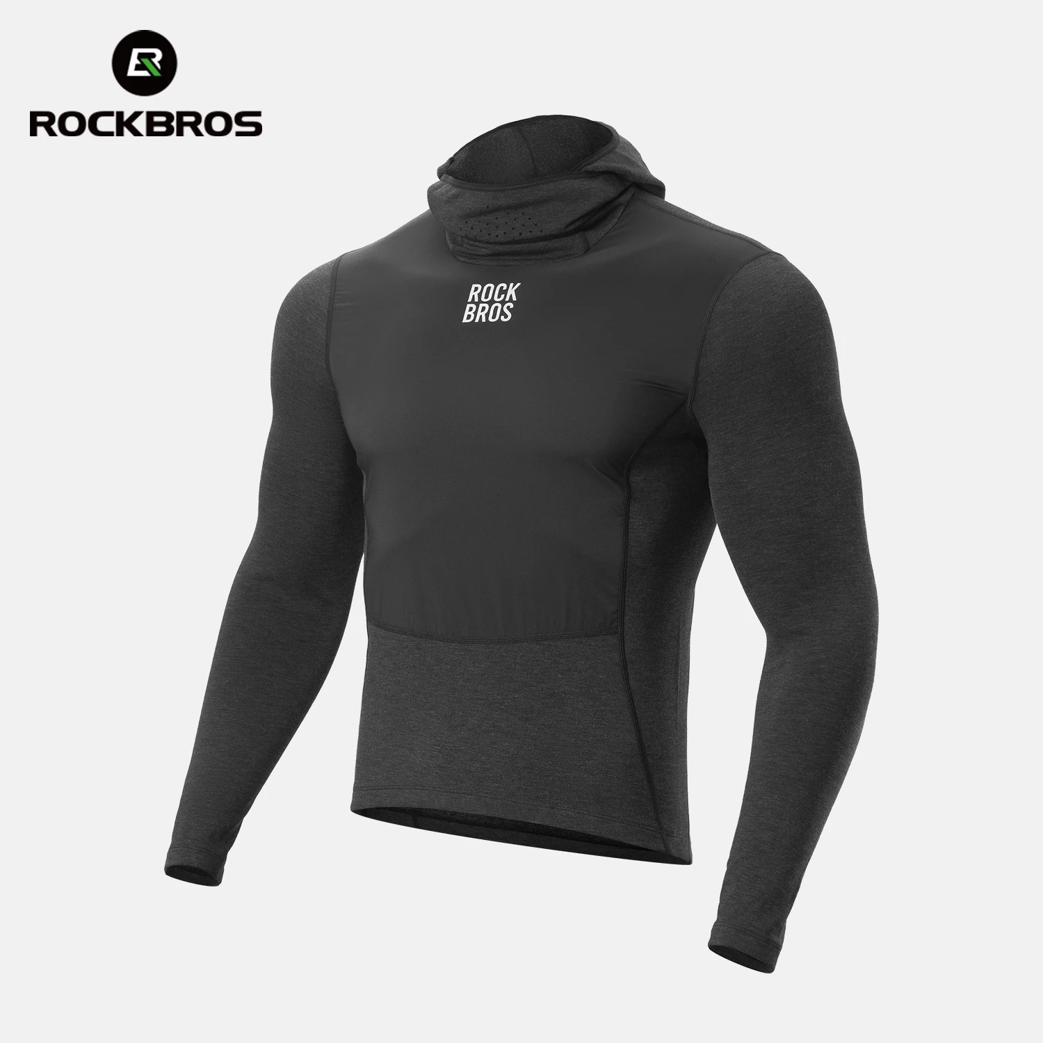 

ROCKBROS Winter Thermal Long-sleeved Cycling Underwear Elastic Compression Fitness For Winter Sports First Layer Wear