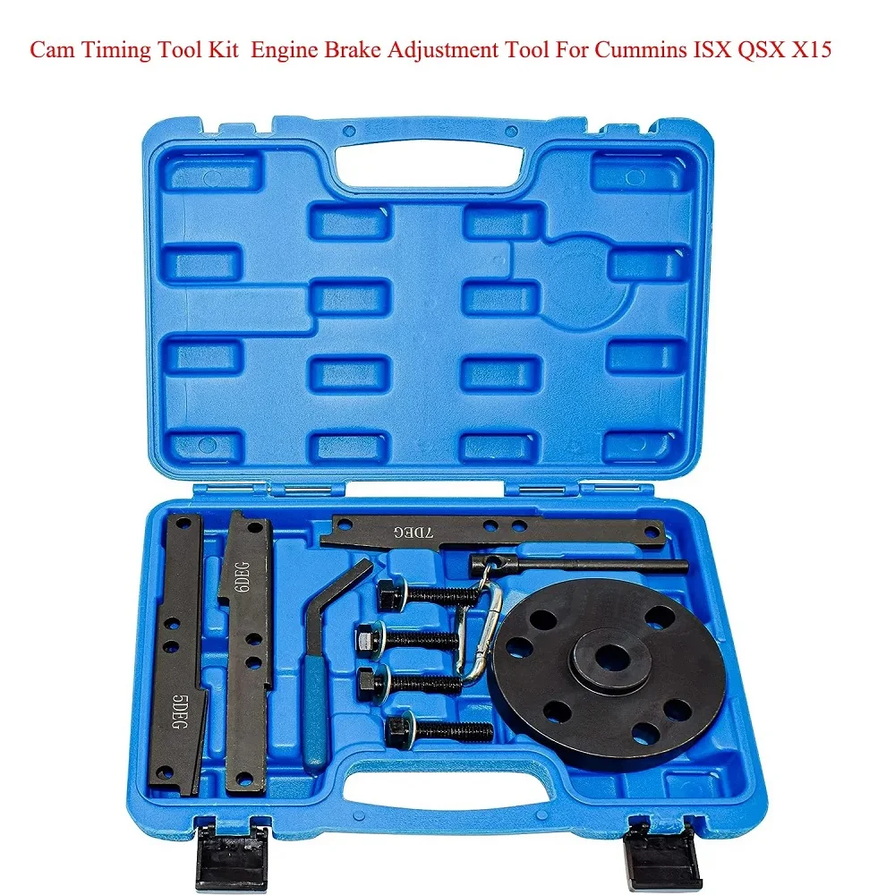 

3163020 Brake Adjustment Wedge 4/5/6/7 Degree Compatible with 3163069 Cummins ISX QSX X15 Engine Cam Timing Tool Kit