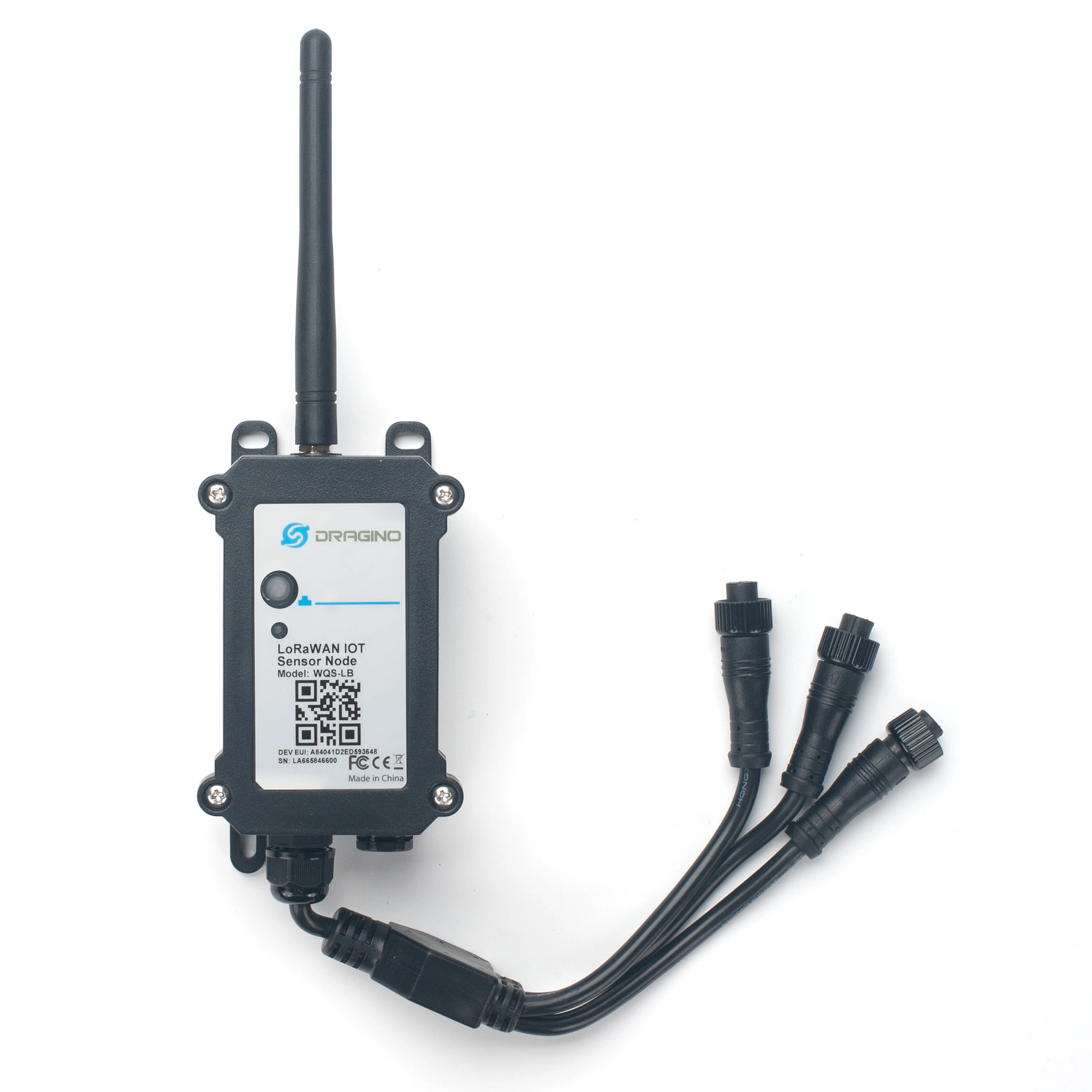 Dragino WQS-LB -- LoRaWAN Water Quality Sensor Converter,PH,EC,ORP,DO,Turbidity,Water quality testing for tap water