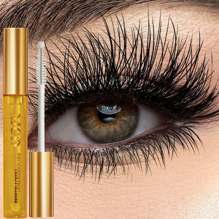 Transparentes, nährendes Wimpern- und Augenbrauenverstärker-Serum, natürliche Inhaltsstoffe für längere, würdige, dickere Wimpern-Make-up-Augengeschenke