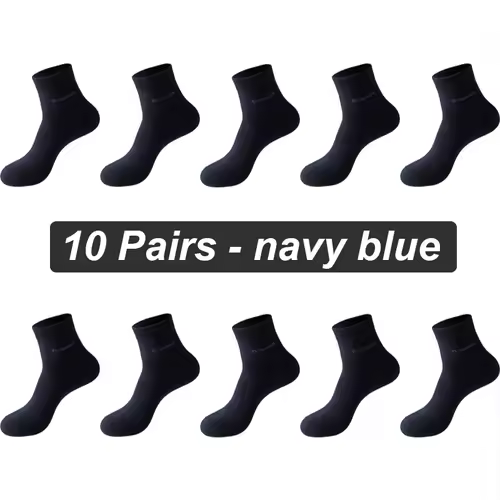 10Pairs Bamboo Fiber Socks Men Casual Business Anti-Bacterial Comfortable Breatheable High Quality Sock Male Plus Size EU38-46 - Image 15
