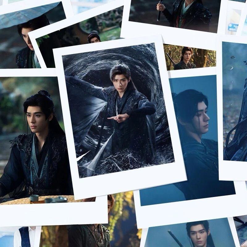 30/50 unidades sin repetición Simon Gong Jun Peng Xiaoran HD cartel Lomo Card Pai Li De TV The Dark River Drama Stills tarjetas pequeñas de 3 pulgadas