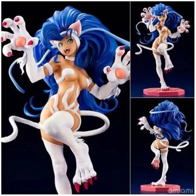 Cartoon animatie Night Warriors Darkstalkers' Revenge Felicia handgemaakte modelpop collectible mooi meisje actiefiguur speelgoed