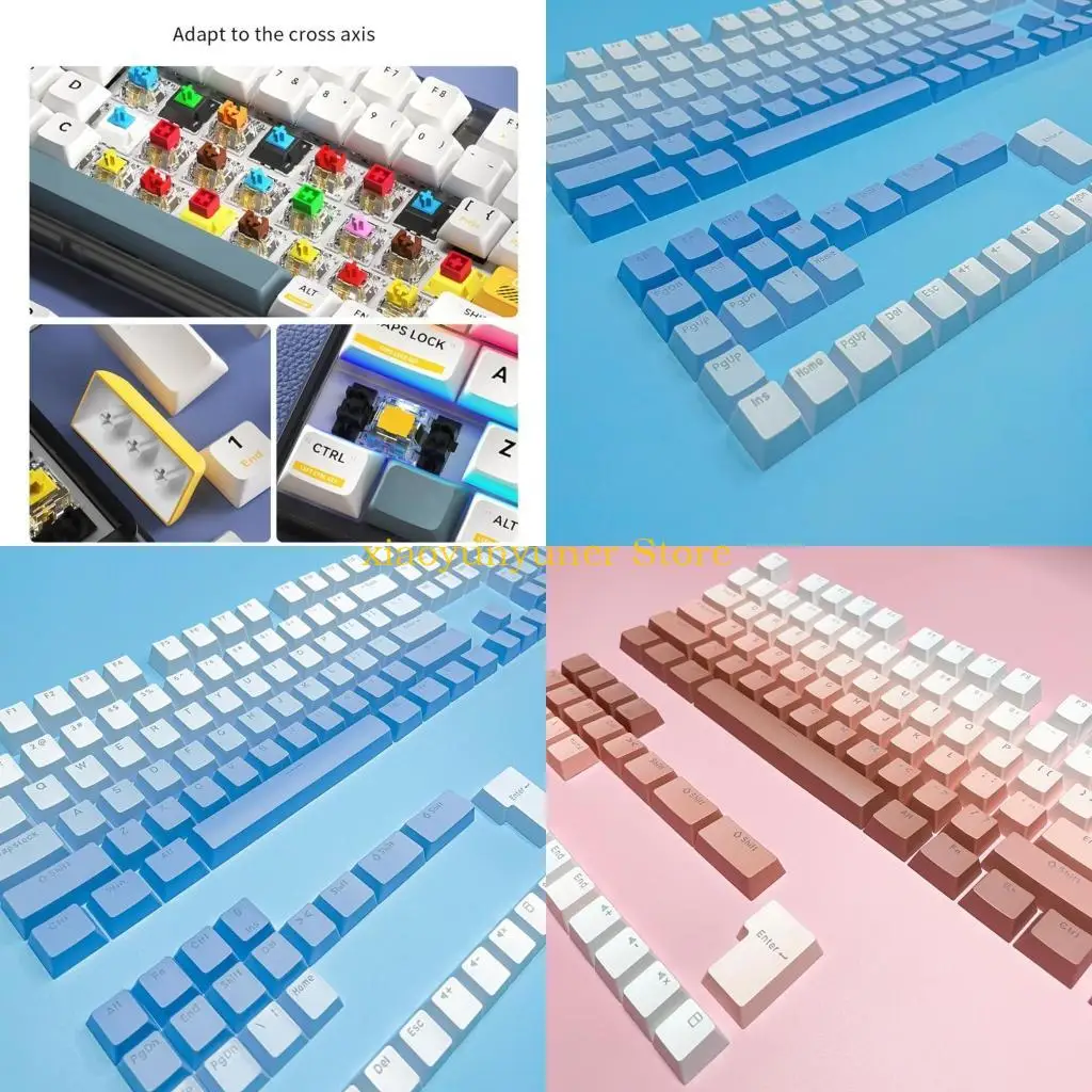 

P9JB Mechanical Keyboard Keycaps PBT Keycaps for 61 64 68 75 98 104 108 Keyboard