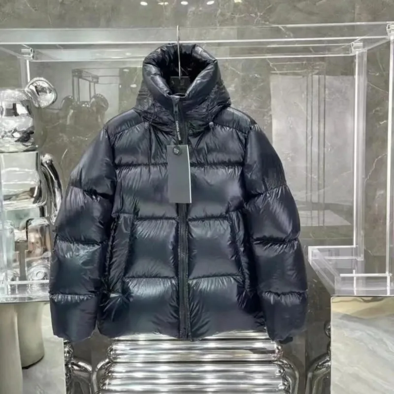 

Парная куртка-пуховик, пуховое пальто, утолщенное уличное пальто стандартного кроя с воротником из кроличьего меха, женское и мужское пальто в стиле хлеба