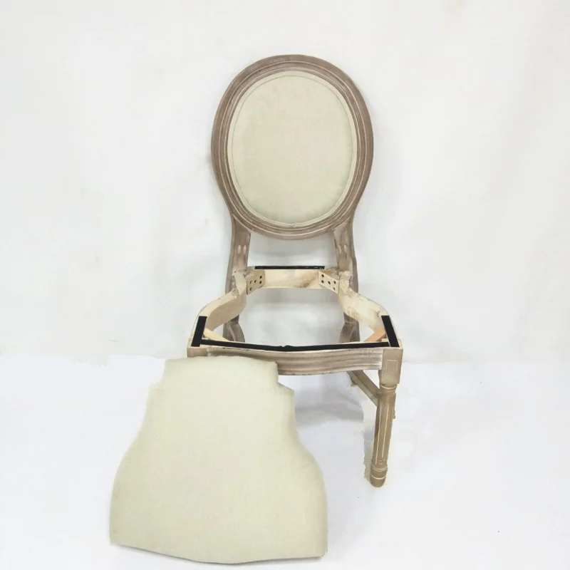 

Elegant Vintage Louis Chair Comfortable Round Back Cushioned Seat Expertly Designed for Wedding and Banquet Venues