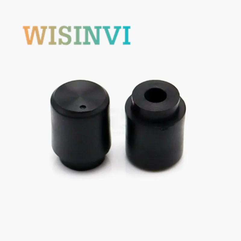 10PCS 10x13 มม.ลูกบิดพลาสติกหมวกครึ่งเพลา Potentiometer Encoder KNOB เครื่องมืออิเล็กทรอนิกส์สวิทช์หมวก D รูปด้านใน 3.5 มม.