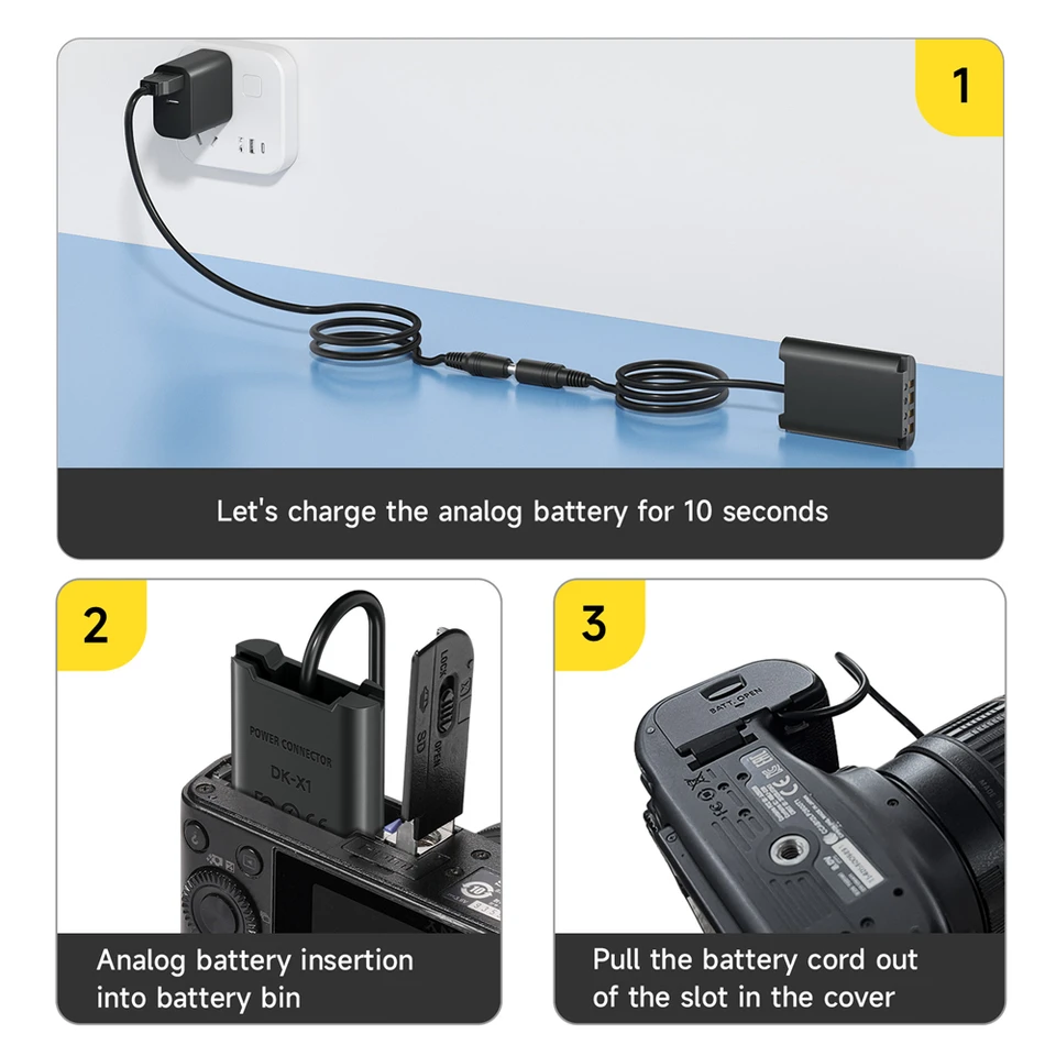 NP-BX1 NP BX1 Dummy Battery DK-X1 USB-A Type-C Power Adapter DC