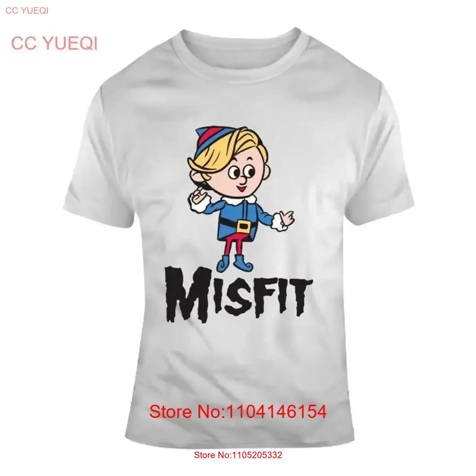 

Ретро мультфильм Hermey Elf Rudolph Misfit Рождественская футболка V2 винтажная стильная растянутая уличная одежда повседневная