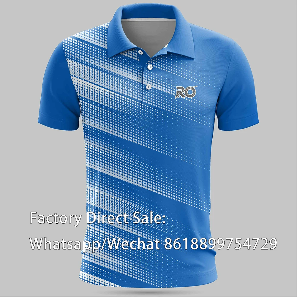 Golf Wear T-Shirt Men Coach Para Polo Baseball Jersey Manga Corta Fishing Tops Badminton Breathable Sports Kit Clothing Football