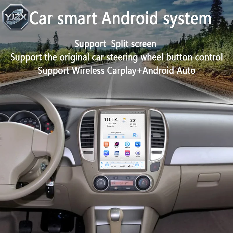 

10,4-дюймовый 8-ядерный Qualcomm для Nissan Sylphy 2006-2011, автомобильный радиоприемник, мультимедийный плеер, Android 11, автоматический GPS, Navi, беспроводная головка Carplay