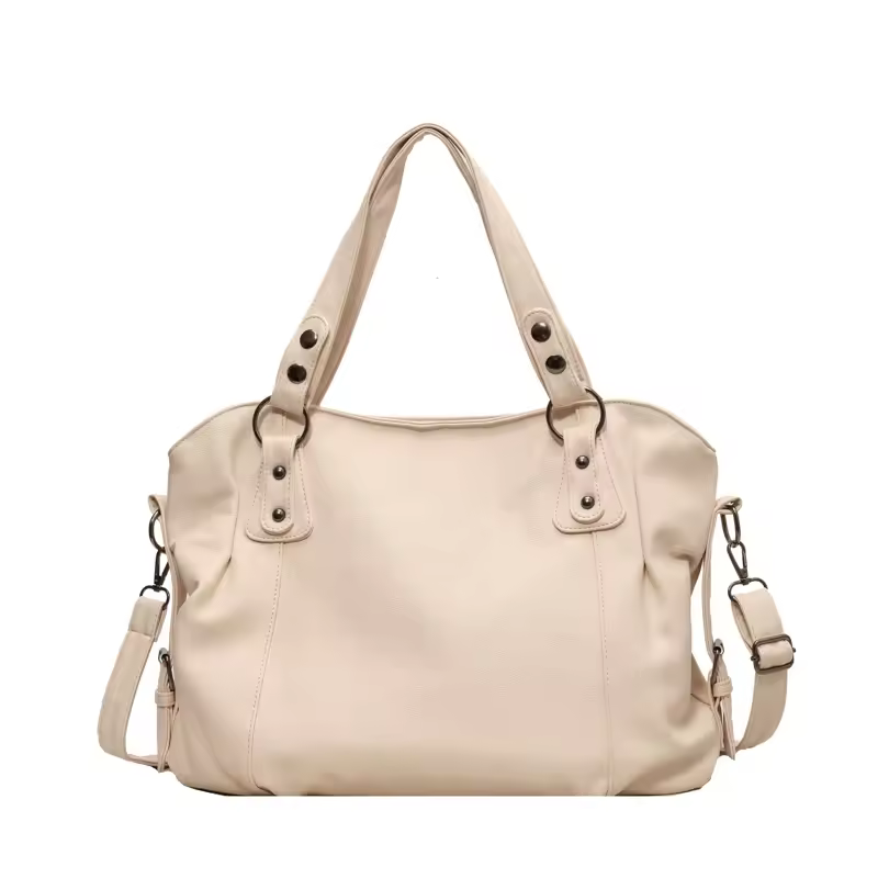Women's Large Capacity Shoulder Casual Tote Bag Laptop Roomy Handbag Soft Leather Crossbody Business Black Big Bag A4 Sac A Main - Image 10