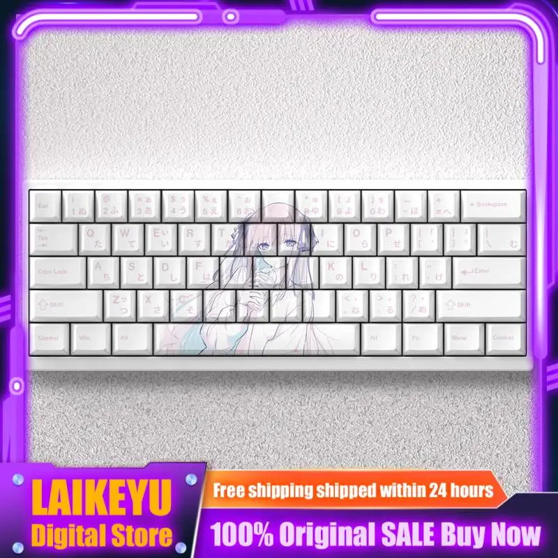 

Nakano Nino Theme Anime Keycap Mechanical Keyboard Customized Cute Keycaps Gaming Keyboards Accessories Cartoon Gift Collection