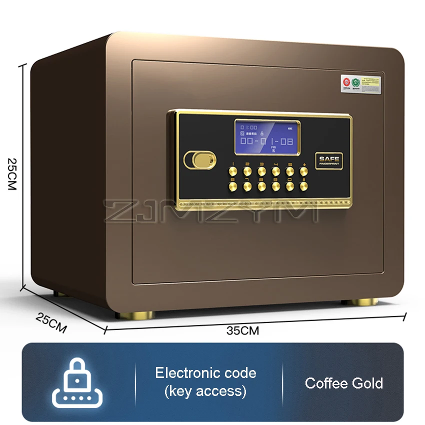 Digital Safety Safe BGX-25 Password Anti-theft Fingerprint  Invisible Password Office Jewelry With Lock Alarm Cabinet