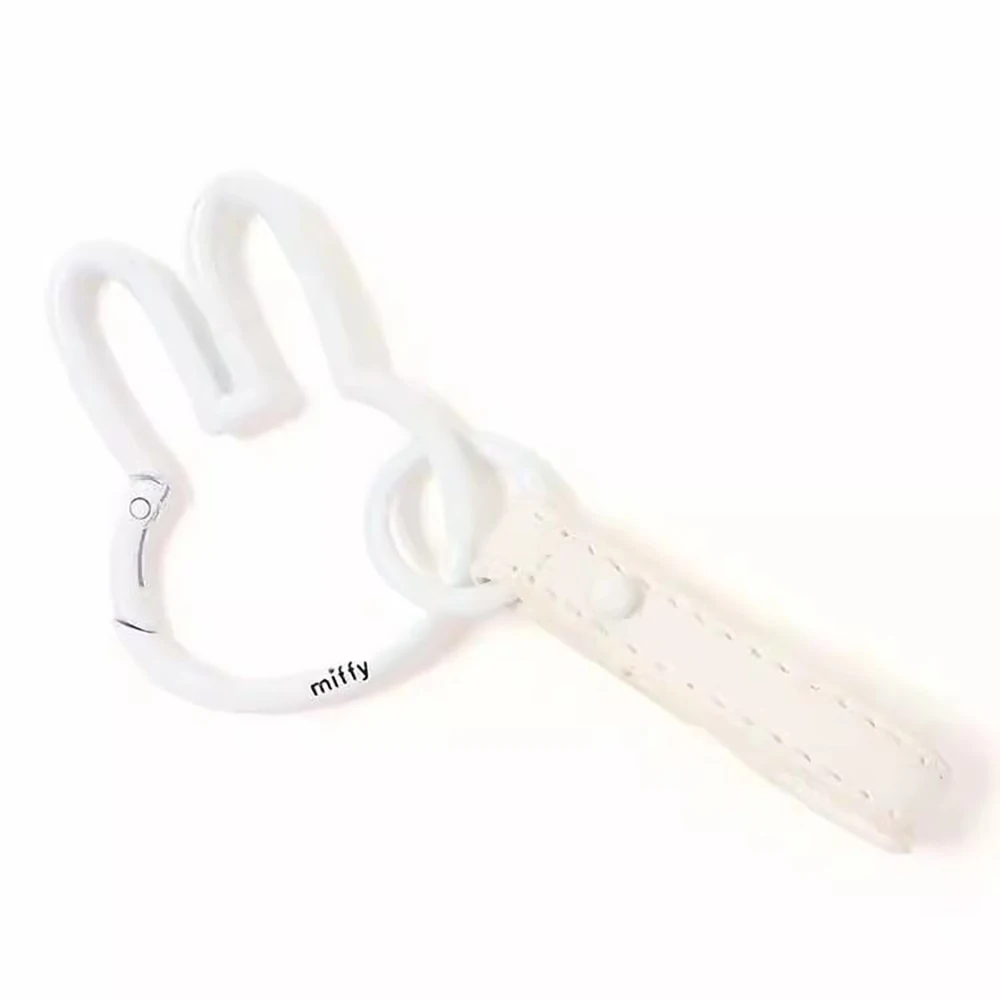 Kawaii ميفي مفتاح سلسلة لطيف أرنب شكل رأس حلية صغيرة قلادة الكرتون الأرنب على ظهره معلقة الديكور فتاة هدية #3