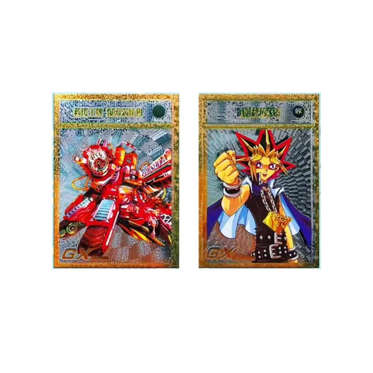 Nowe karty kolekcjonerskie Bandai Yu-Gi-Oh Figurki anime Niebieskie oczy Biały smok Karty egipskie Trzy iluzoryczne bogowie Karta YuGiOh