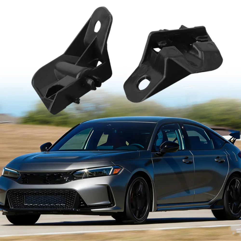 

For Honda Civic 2022-2023 Car Front Grille Spacer Left Right Side Black Plastic Decor Fixed Buckle Bracket Accessories