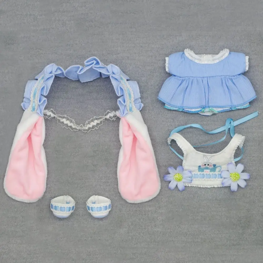 Princess Dress Lolita Dress Up Clothing Skirt Lolita Toy Accessories Casual Suit Socks Set Mini Multi Color Cotton Doll Dress