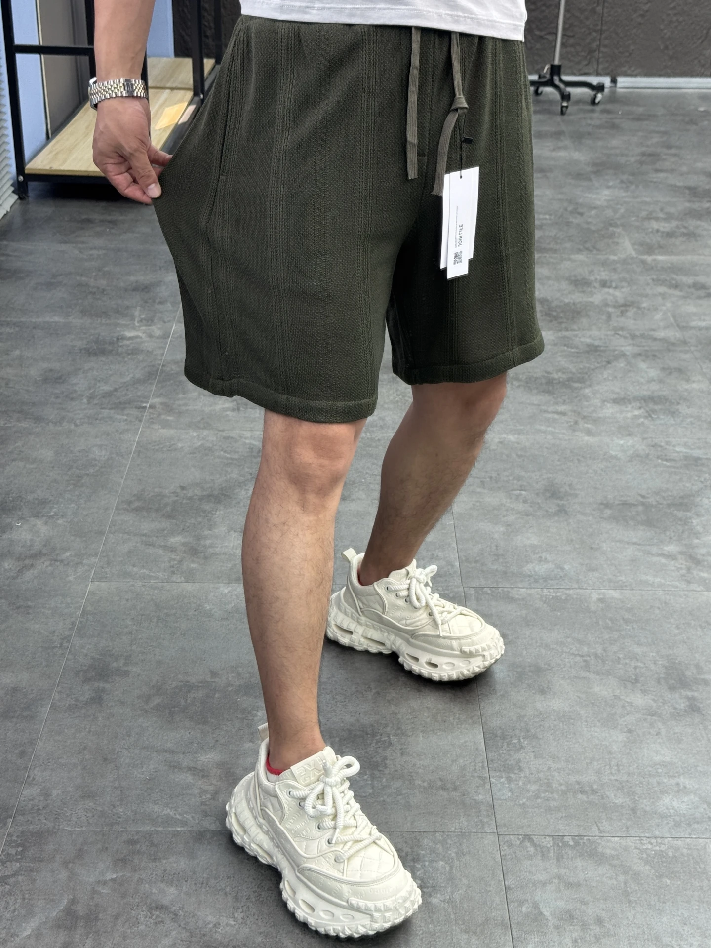 

Vip крутые удобные трикотажные мужские повседневные прямые брюки с дышащей эластичной резинкой на талии, летние брюки для отдыха