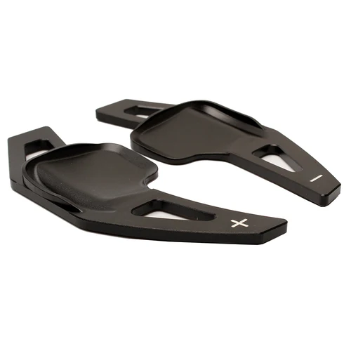 Imagen 2 del producto Extensión de palanca de cambios de aluminio para volante de coche, 2 piezas, para BMW 1, 2, 3, 4, 5, 6, 7, X1, X2, X4, X5, X6, i8, F10, F30, F18